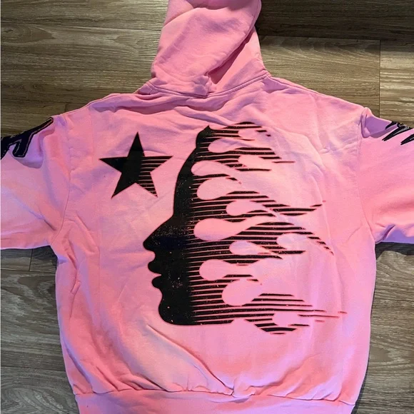 Hellstar Pink Graphic Hoodie